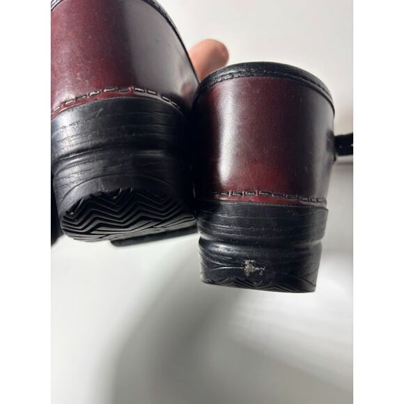 Dansko Marcelle Mary Jane Shoes Size 38 Clogs OxBlood burgundy maroon cottage - Picture 7 of 7